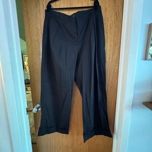 Abercrombie & Fitch Poplin Tailored Ultra wide leg pants